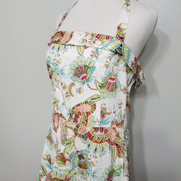 Becky & Max Floral Paisley Halter Dress - Picture 7 of 7